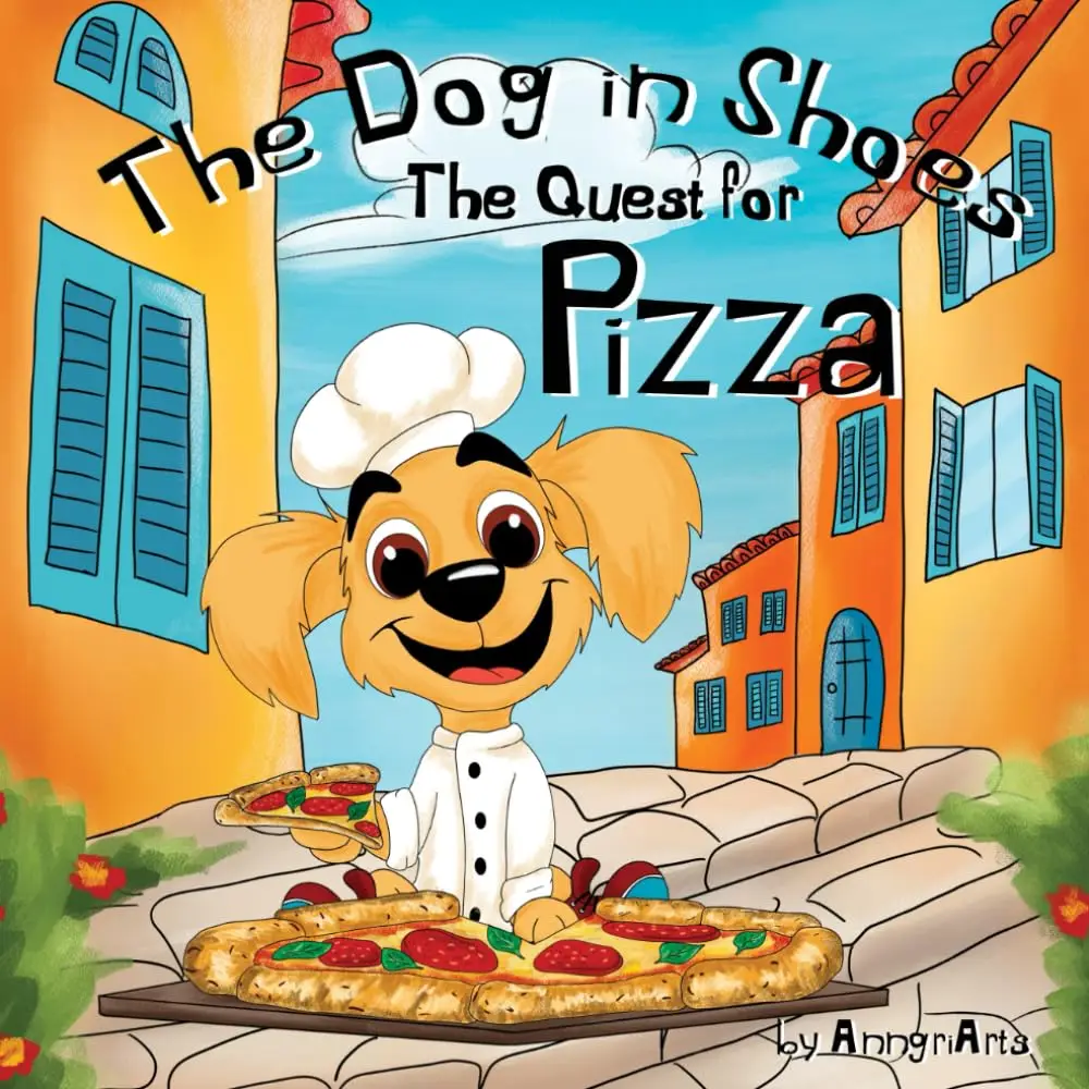 Cover book of The Dog in Shoes: The Quest for Pizza